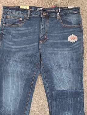 Stretch Slim Straight Jeans in Blue - Company